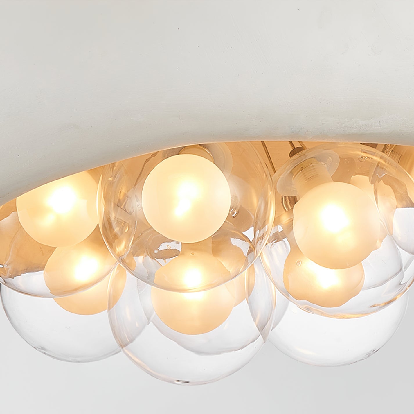 Calvrane Glass Bubble Cluster Pendant Light