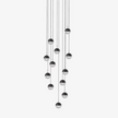 Acrylic Sphere Rotating Pendant Light