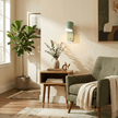 Metal Rotating Cylinder Wall Sconce