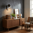 Metal Rotating Cylinder Wall Sconce