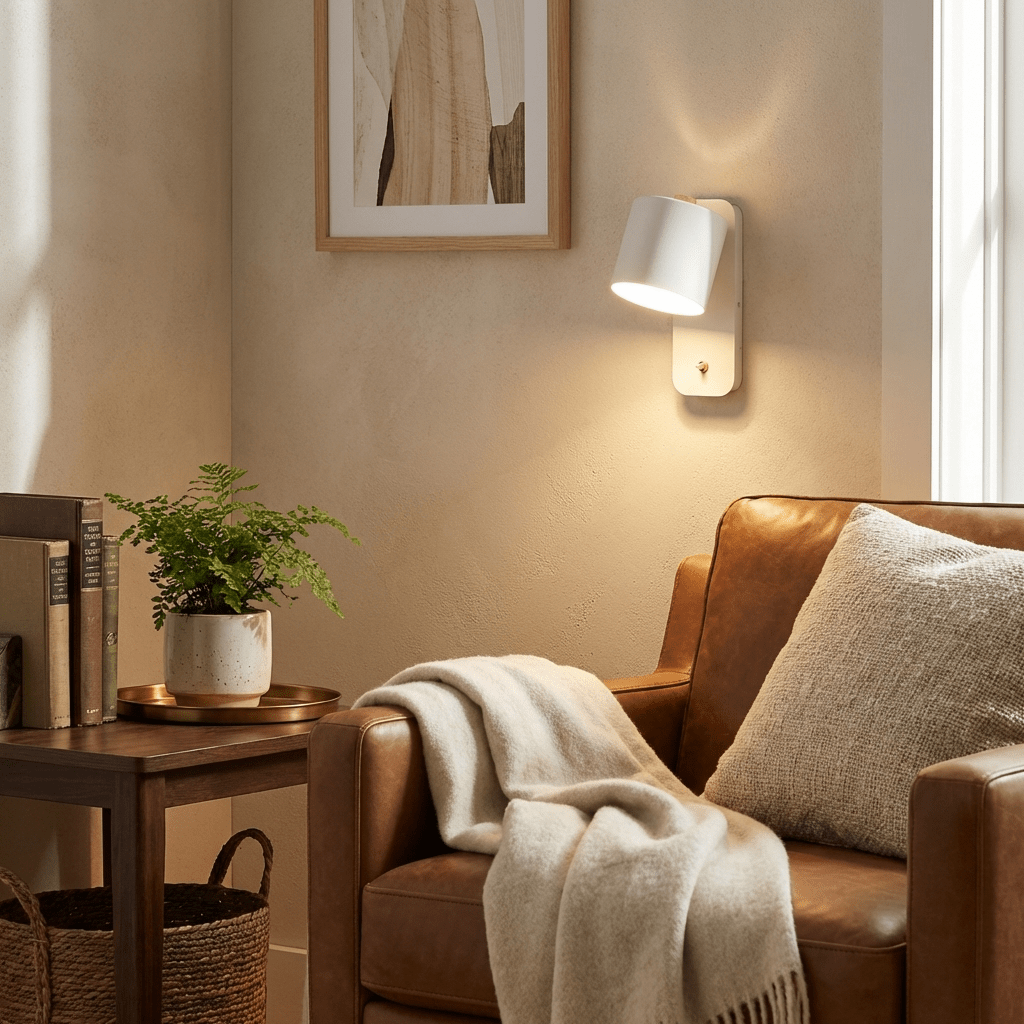 Metal Rotating Cylinder Wall Sconce