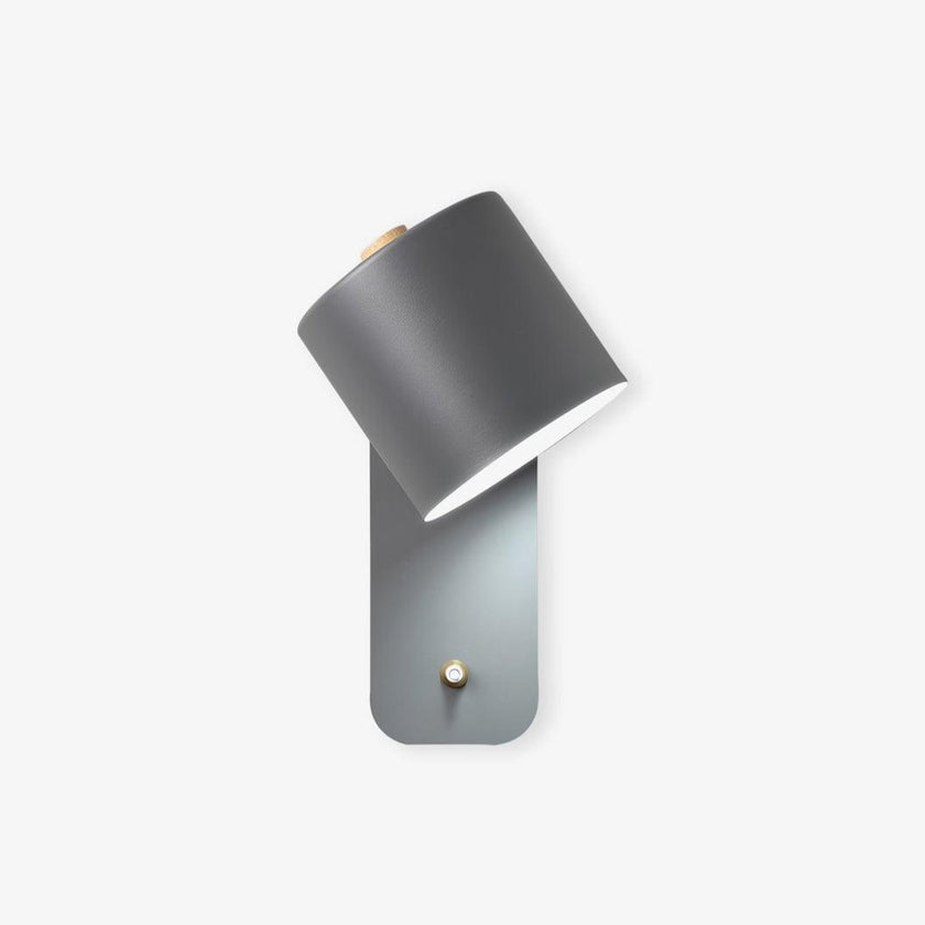 Metal Rotating Cylinder Wall Sconce