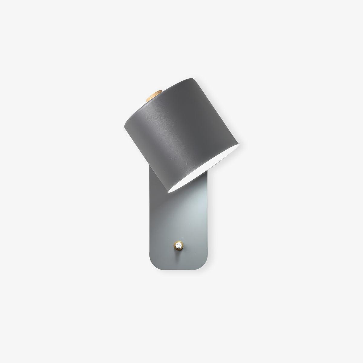 Metal Rotating Cylinder Wall Sconce