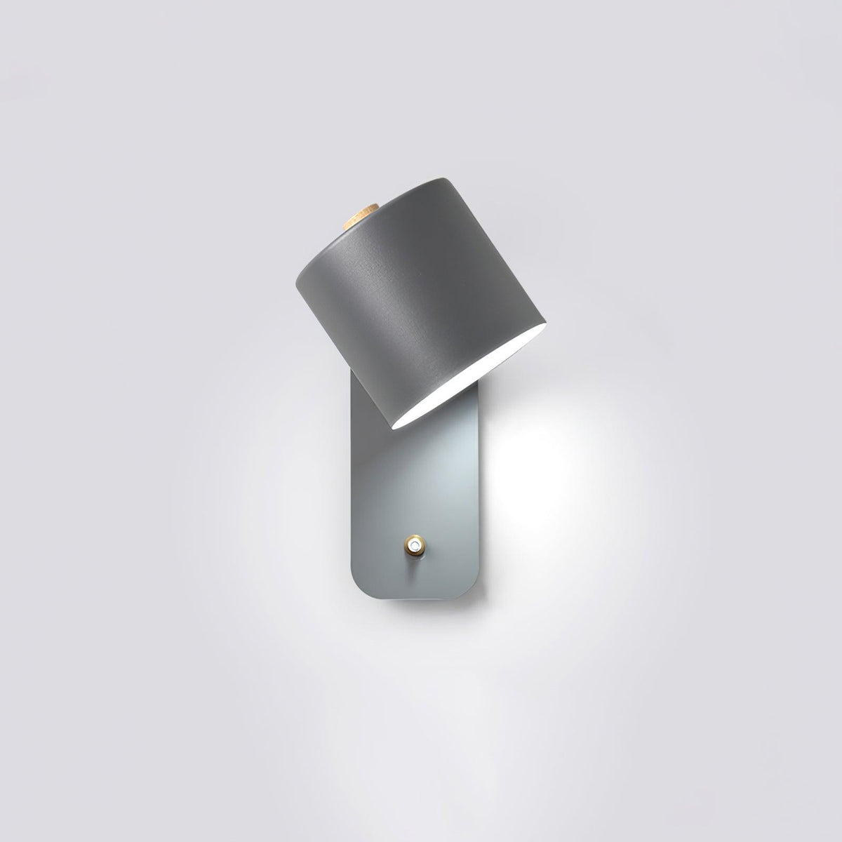 Metal Rotating Cylinder Wall Sconce