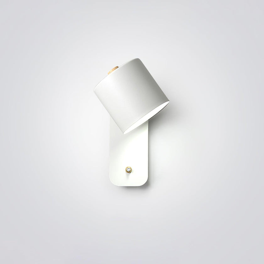 Metal Rotating Cylinder Wall Sconce