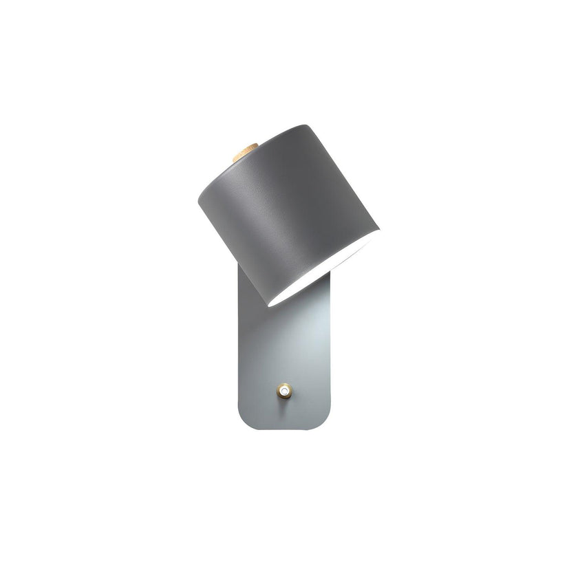 Metal Rotating Cylinder Wall Sconce