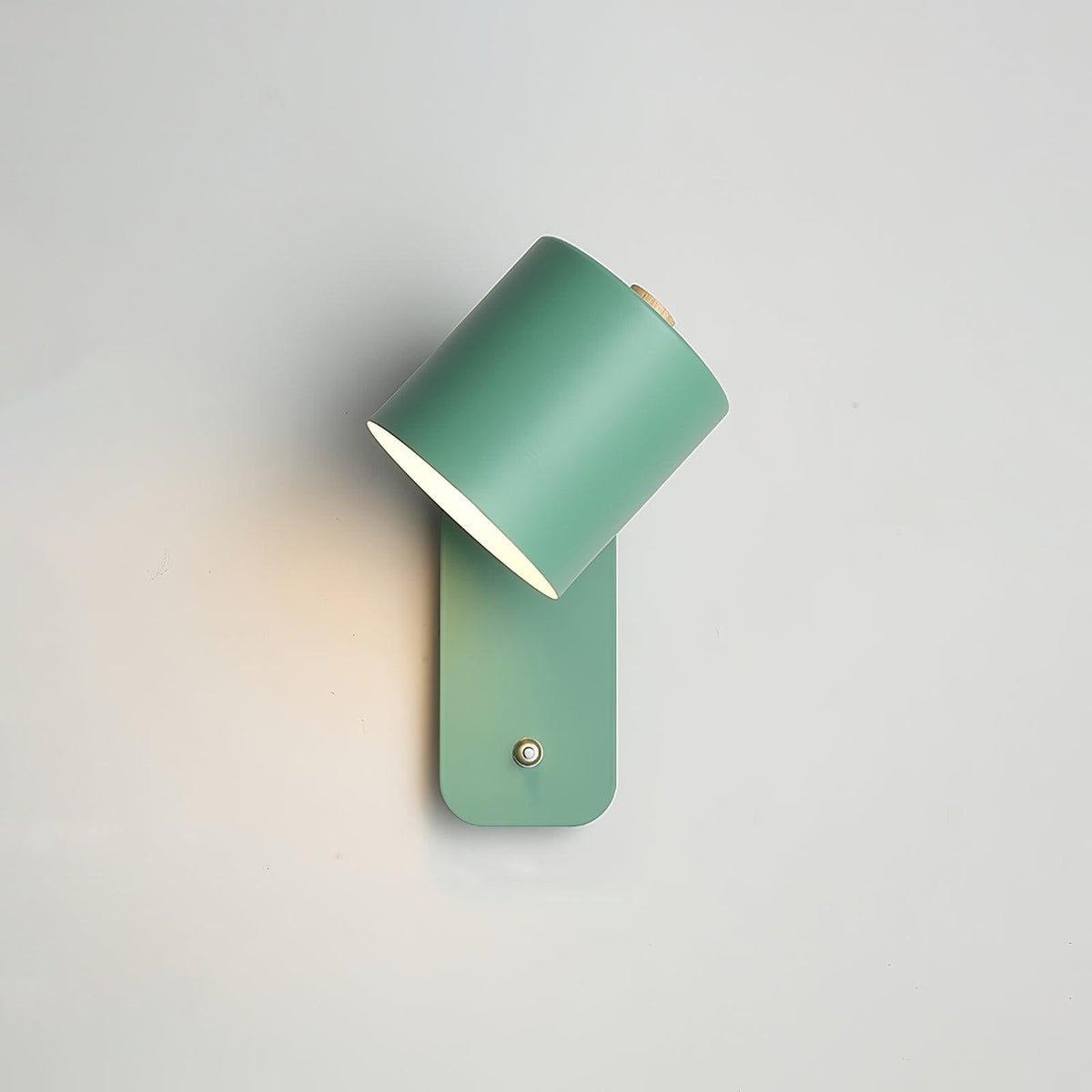 Metal Rotating Cylinder Wall Sconce