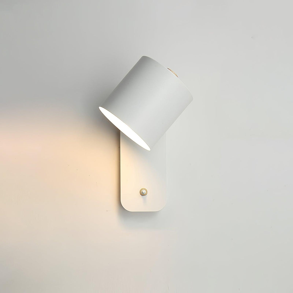 Metal Rotating Cylinder Wall Sconce