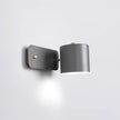 Metal Rotating Cylinder Wall Sconce