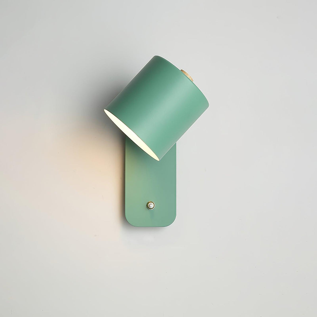 Metal Rotating Cylinder Wall Sconce