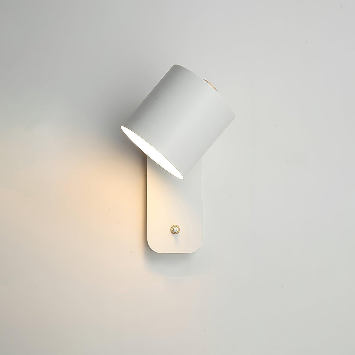 Metal Rotating Cylinder Wall Sconce