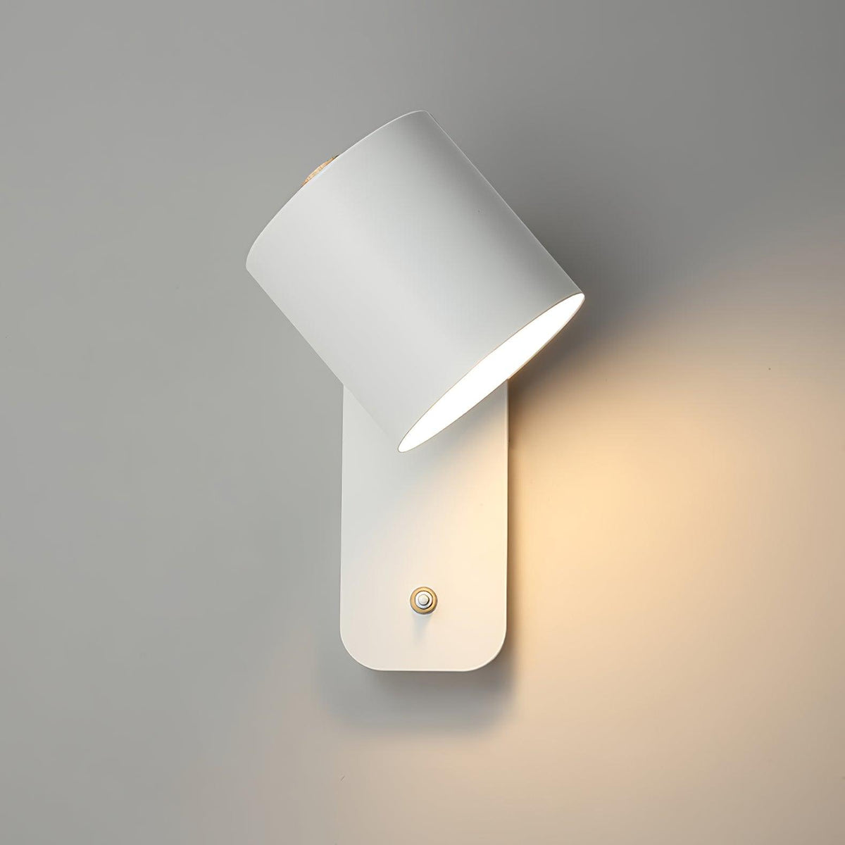 Metal Rotating Cylinder Wall Sconce