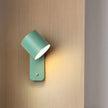 Metal Rotating Cylinder Wall Sconce