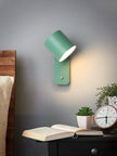 Metal Rotating Cylinder Wall Sconce