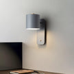 Metal Rotating Cylinder Wall Sconce
