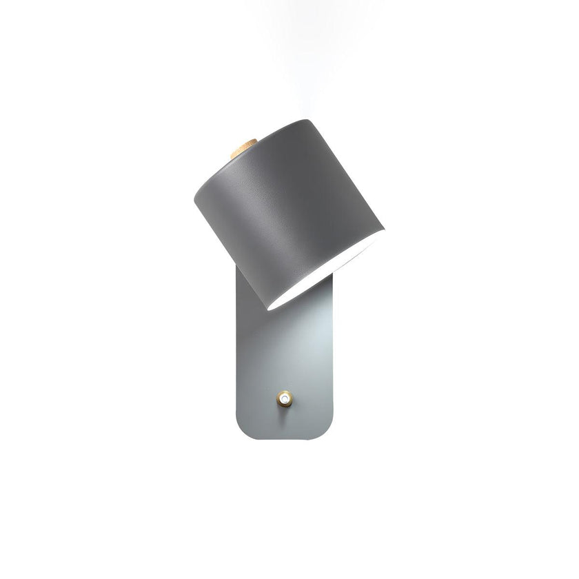 Metal Rotating Cylinder Wall Sconce