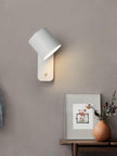 Metal Rotating Cylinder Wall Sconce