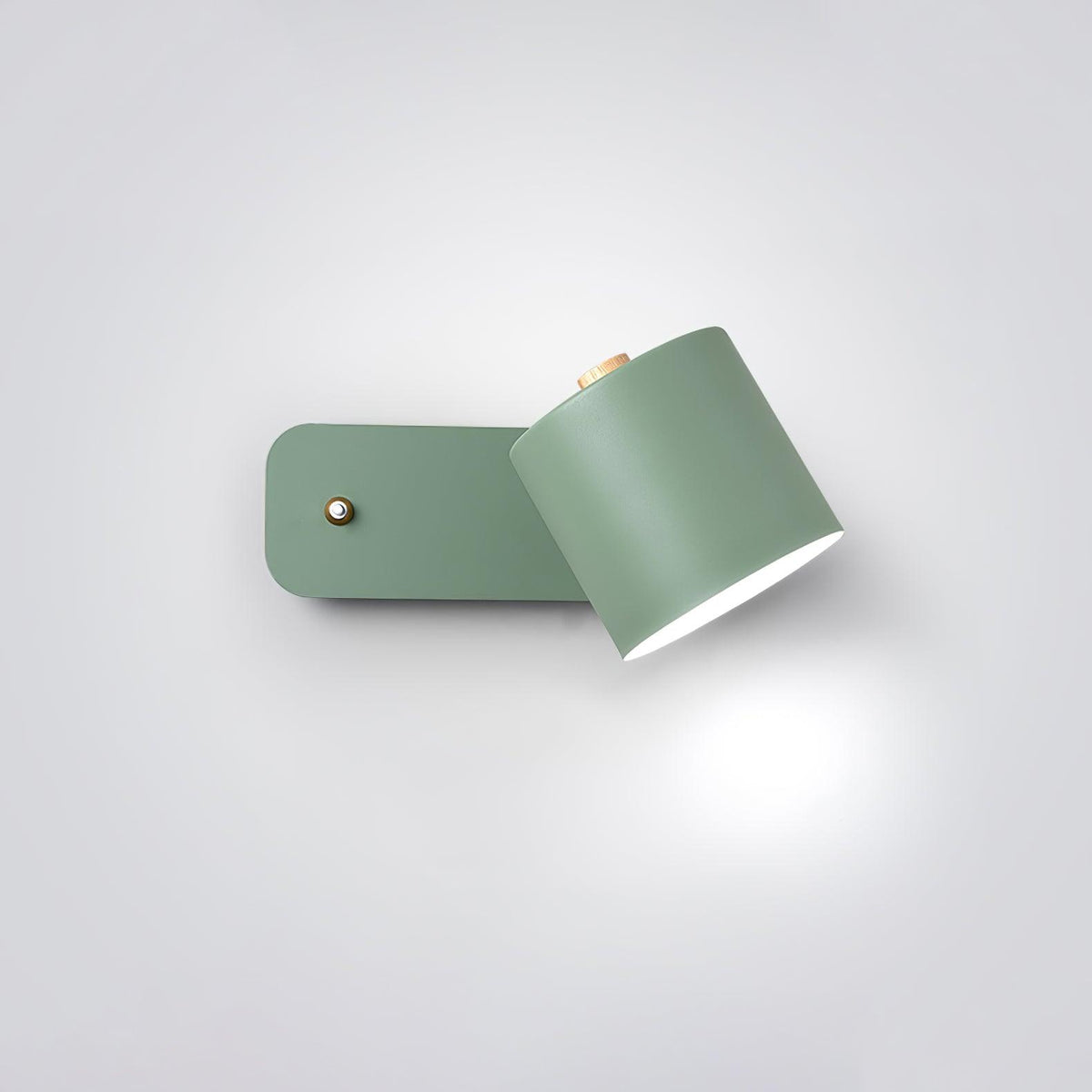 Metal Rotating Cylinder Wall Sconce