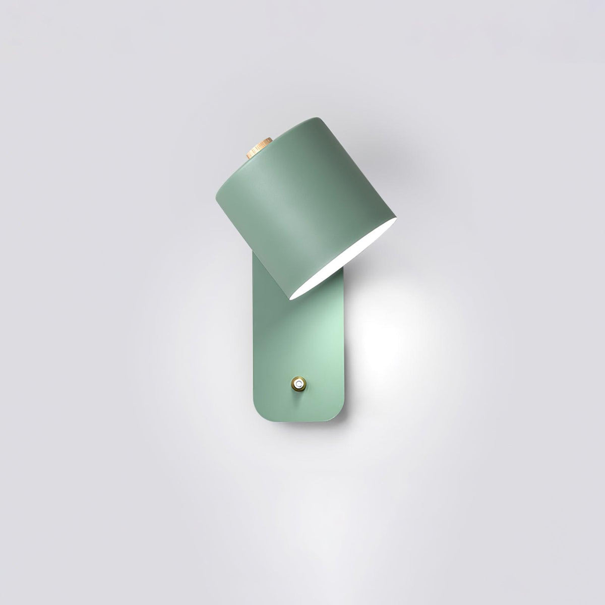 Metal Rotating Cylinder Wall Sconce