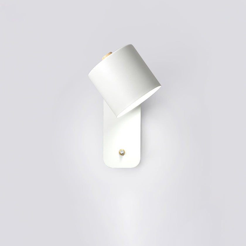 Metal Rotating Cylinder Wall Sconce