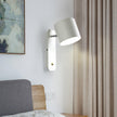 Metal Rotating Cylinder Wall Sconce