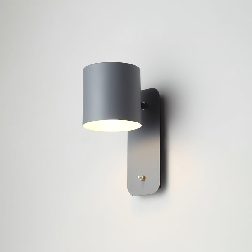 Metal Rotating Cylinder Wall Sconce