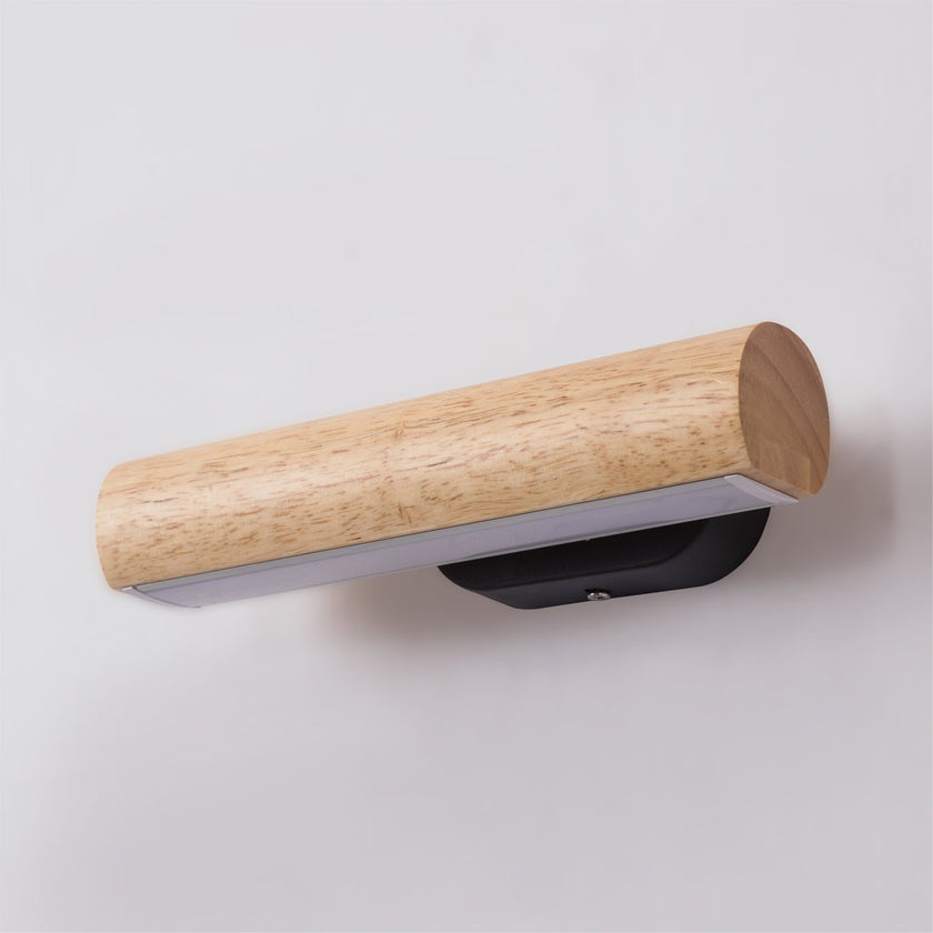 Wood Rotating Tube Wall Sconce
