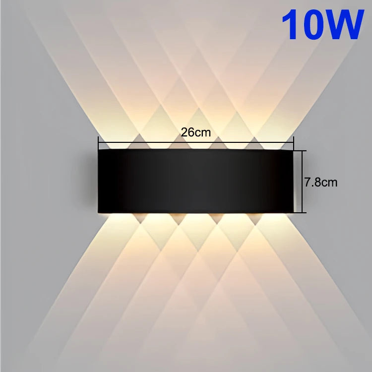 Aluminum Modern Waterproof Up-Down LED Wall Light