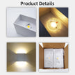 Aluminum Modern LED Up-Down Wall Sconce