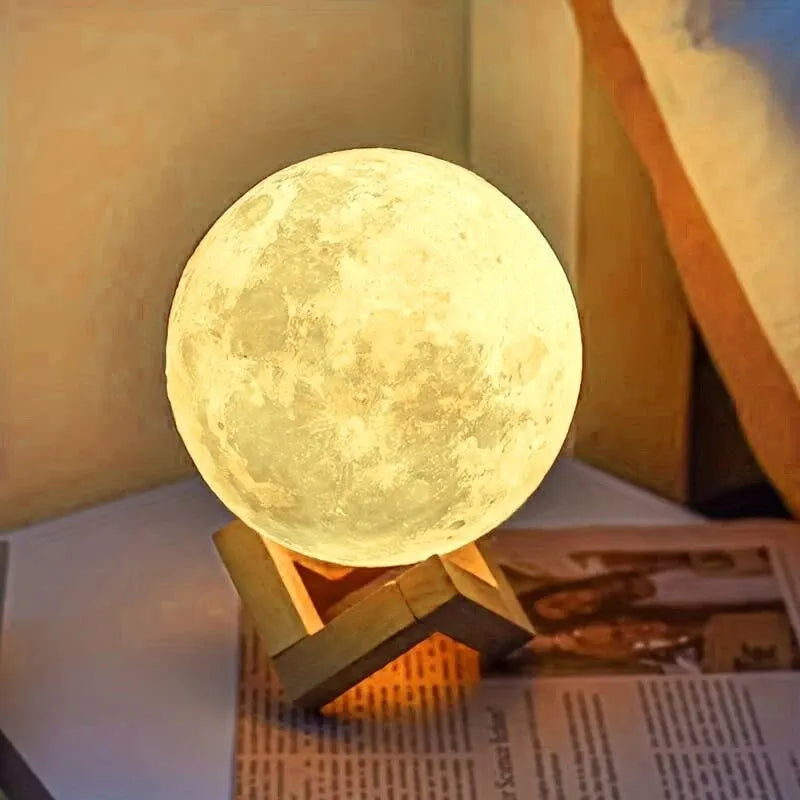 Modern DIY Galaxy Moon Night Light
