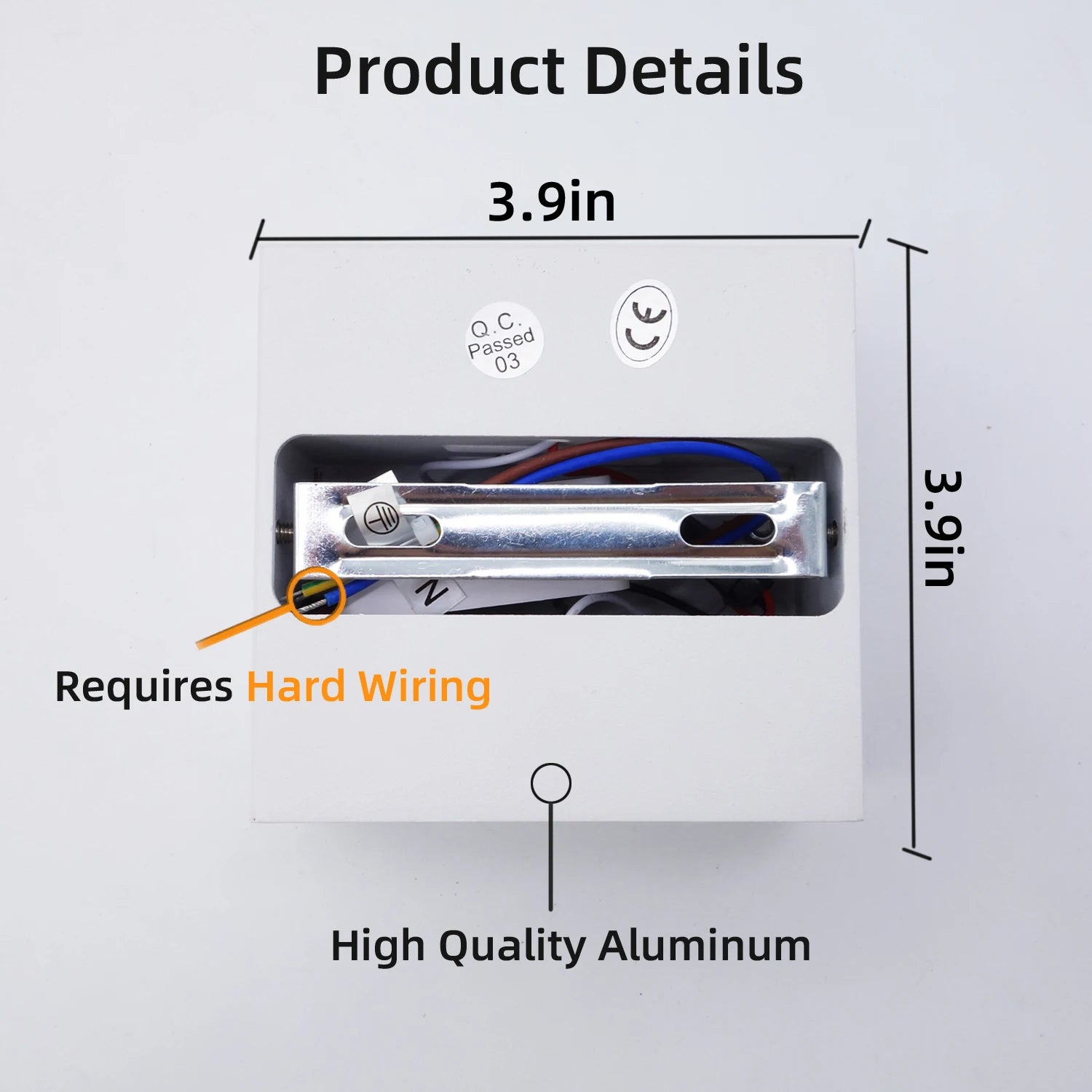 Aluminum Modern LED Up-Down Wall Sconce