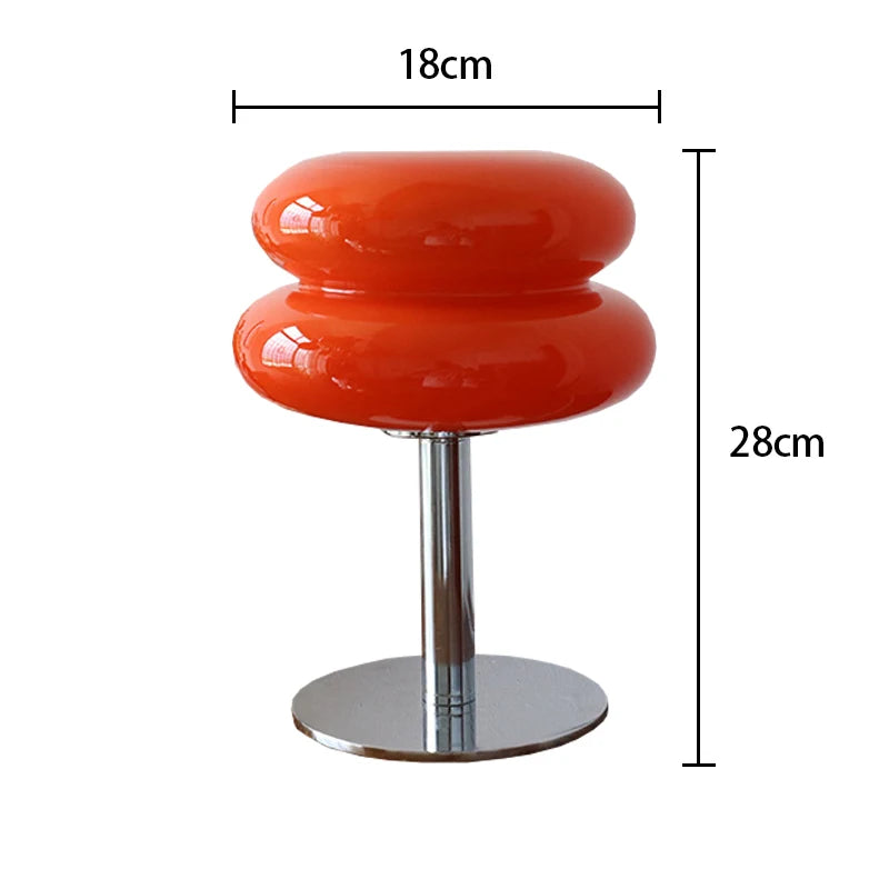 Dimmable Modern Macaron Glass Table Lamp