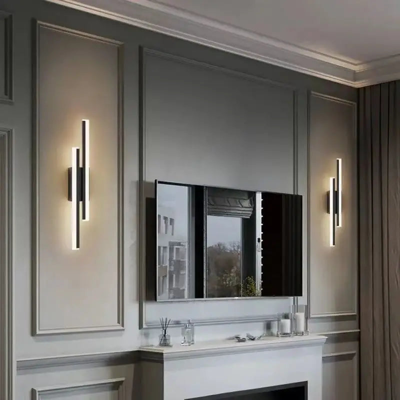 Industrial Copper Pipe Acrylic LED Wall Sconce