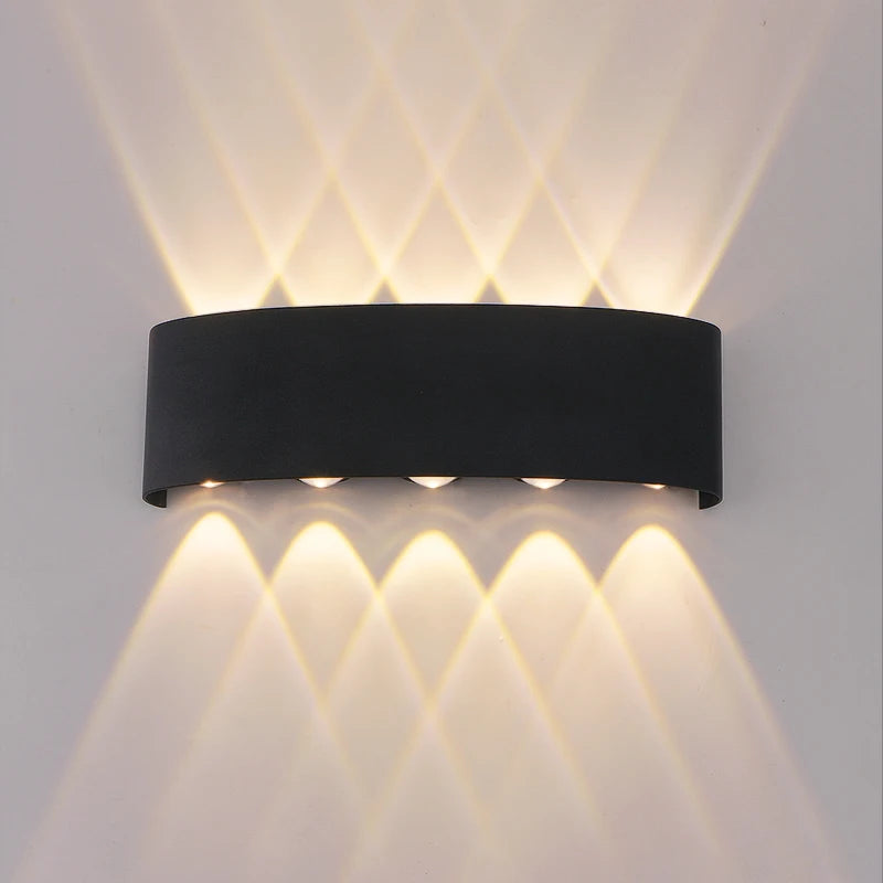 Aluminum Modern Waterproof Up-Down LED Wall Light