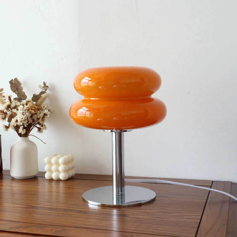 Dimmable Modern Macaron Glass Table Lamp