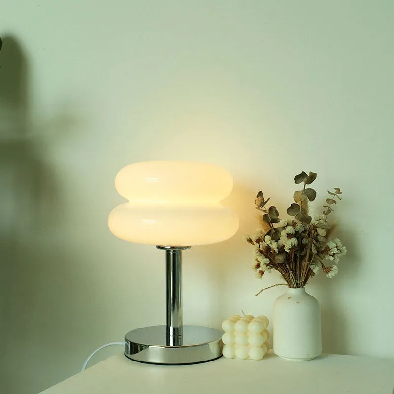 Dimmable Modern Macaron Glass Table Lamp