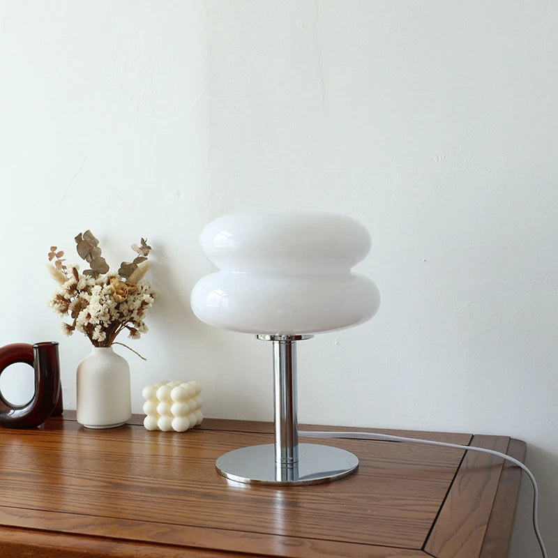 Dimmable Modern Macaron Glass Table Lamp