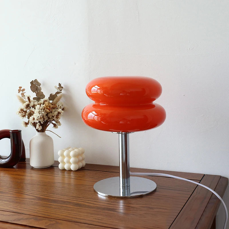 Dimmable Modern Macaron Glass Table Lamp