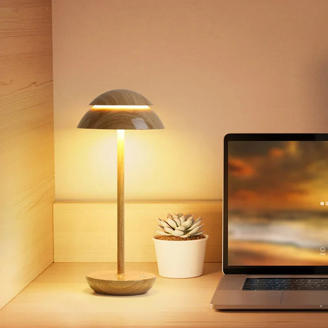 Rechargeable Double Mushroom USB Minimalist Scandinavian Table Lamp