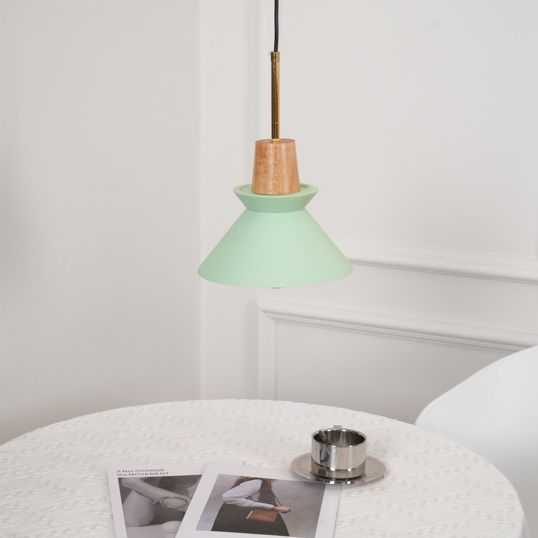 Minimalist Scandinavian Resin Pendant Lamp