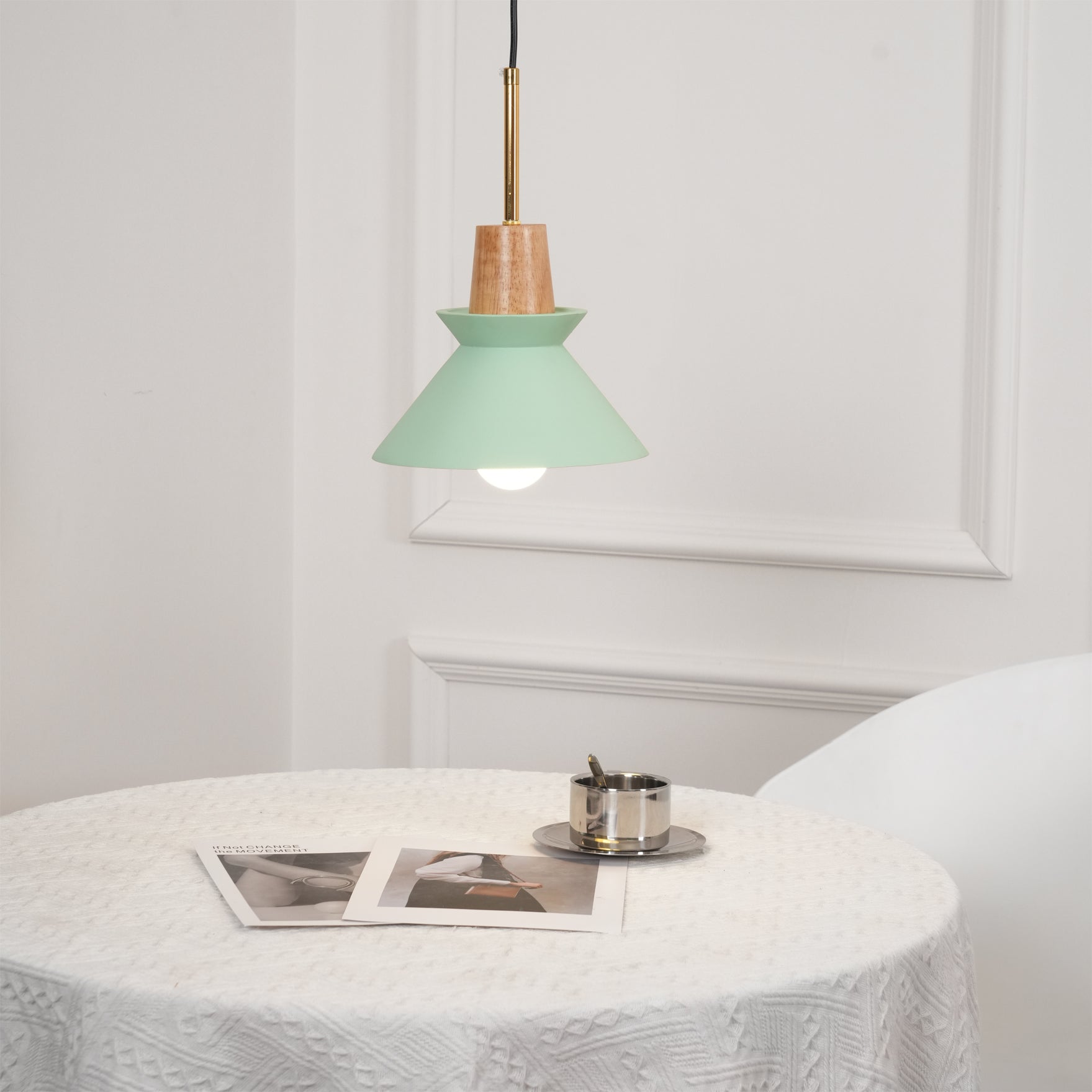 Minimalist Scandinavian Resin Pendant Lamp