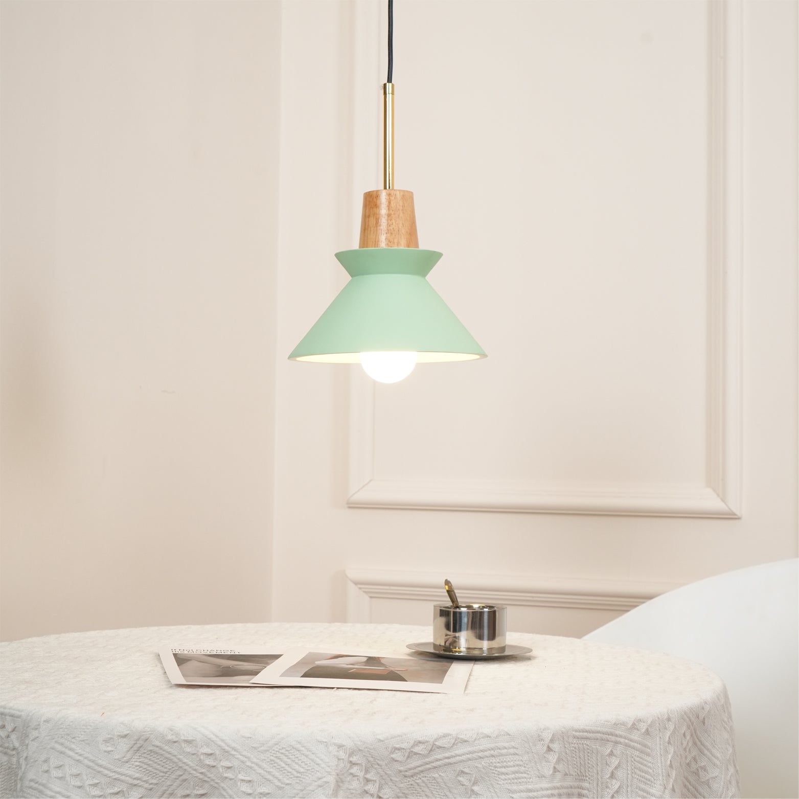 Minimalist Scandinavian Resin Pendant Lamp