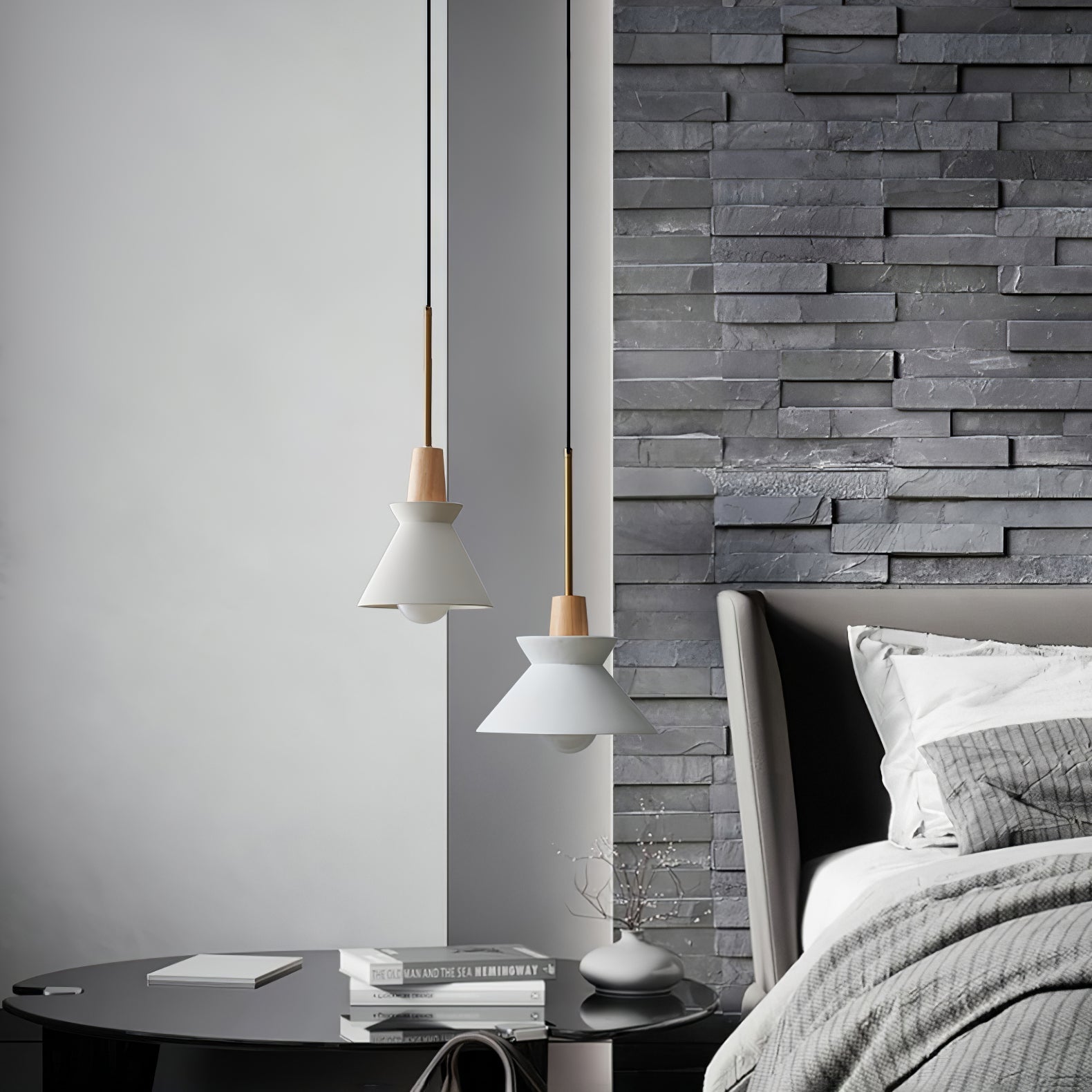 Minimalist Scandinavian Resin Pendant Lamp