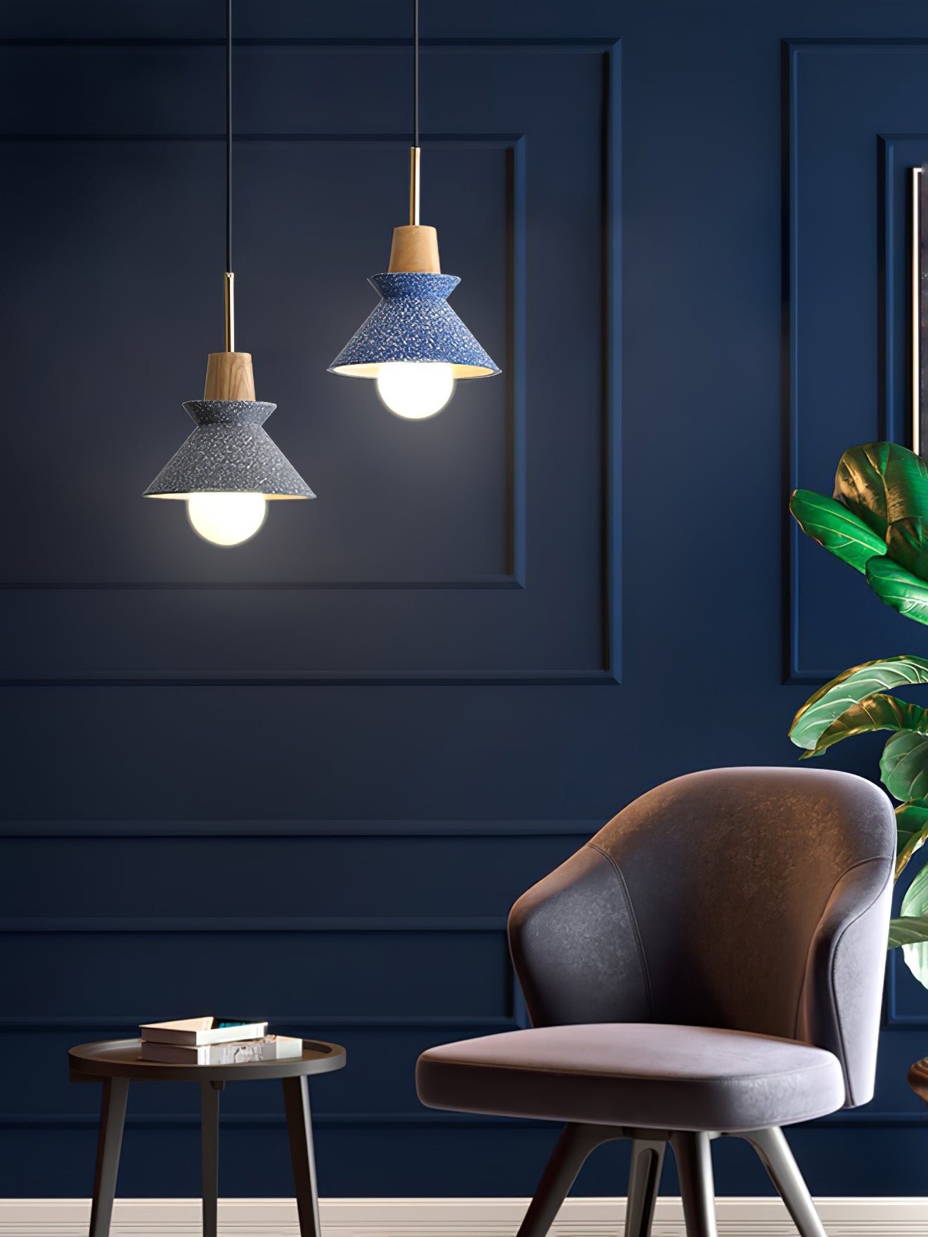 Minimalist Scandinavian Resin Pendant Lamp