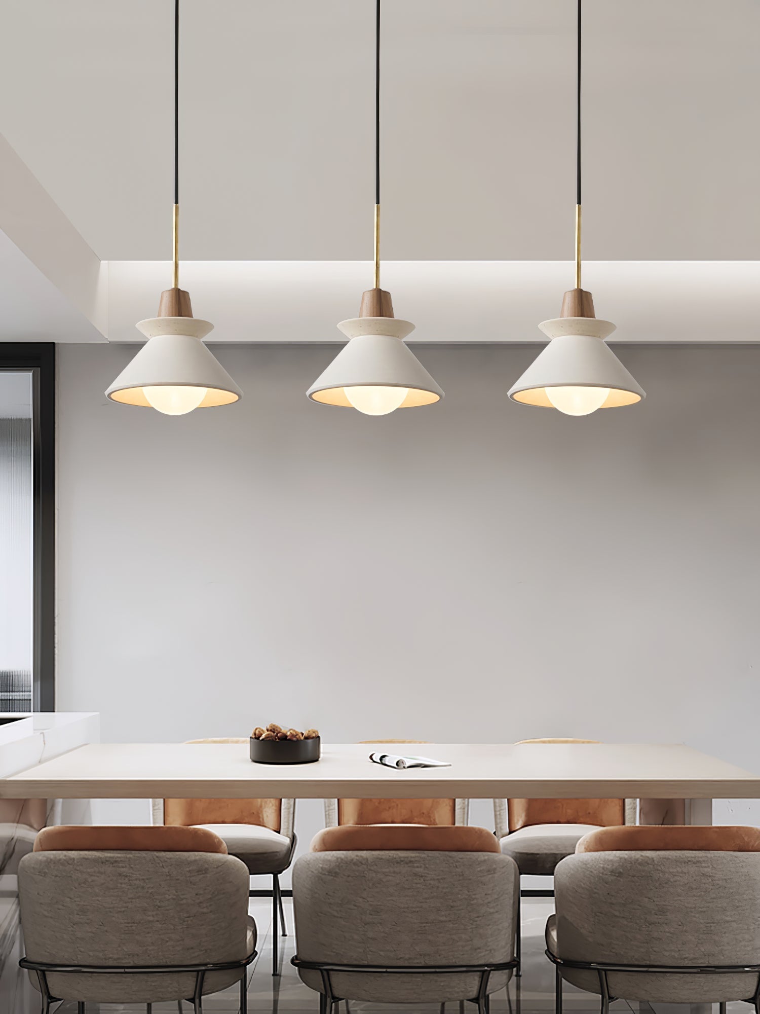 Minimalist Scandinavian Resin Pendant Lamp