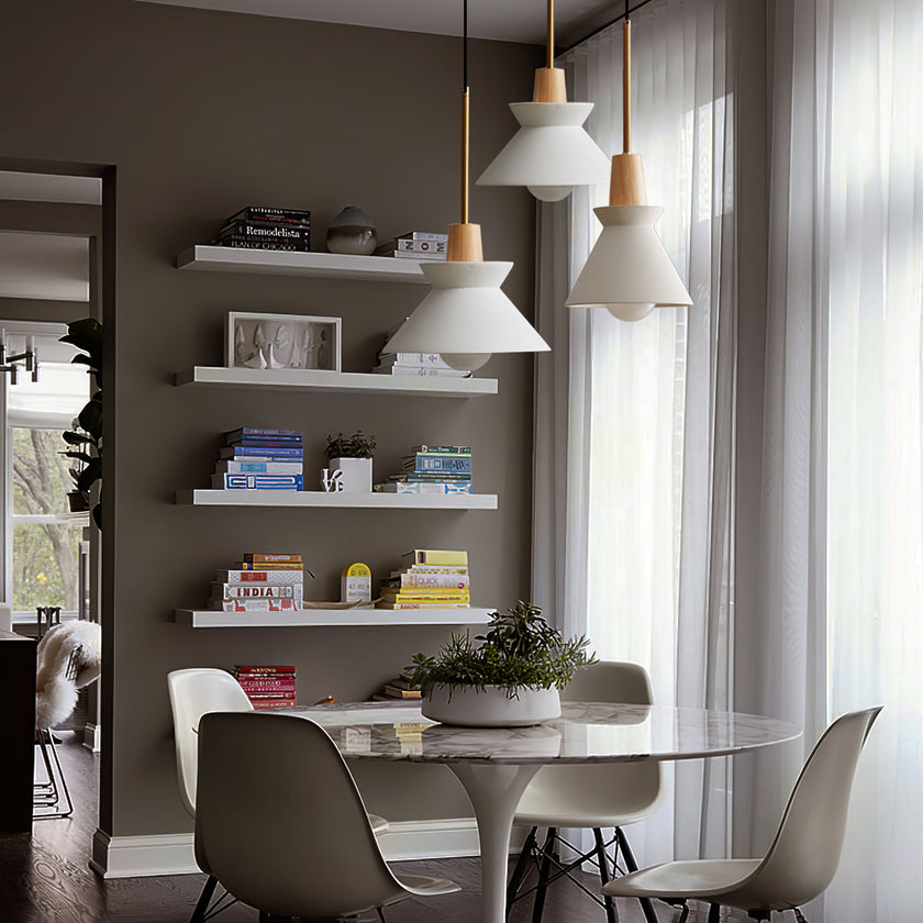 Minimalist Scandinavian Resin Pendant Lamp