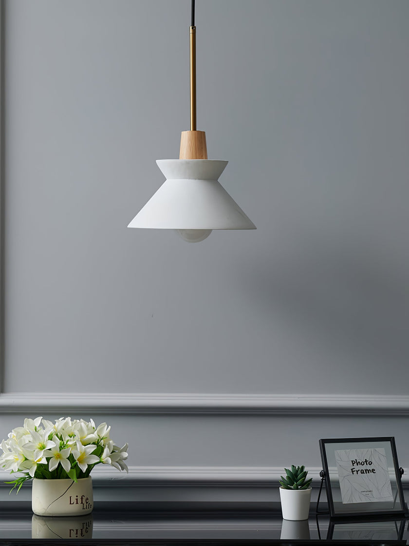 Minimalist Scandinavian Resin Pendant Lamp
