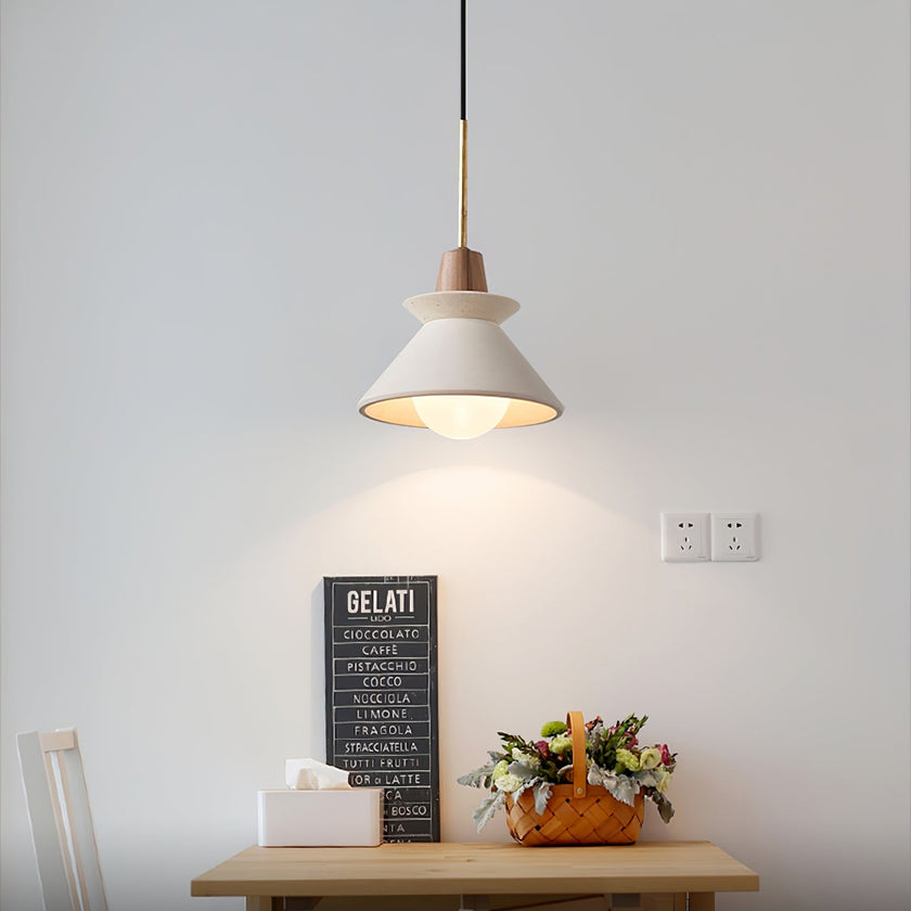 Minimalist Scandinavian Resin Pendant Lamp
