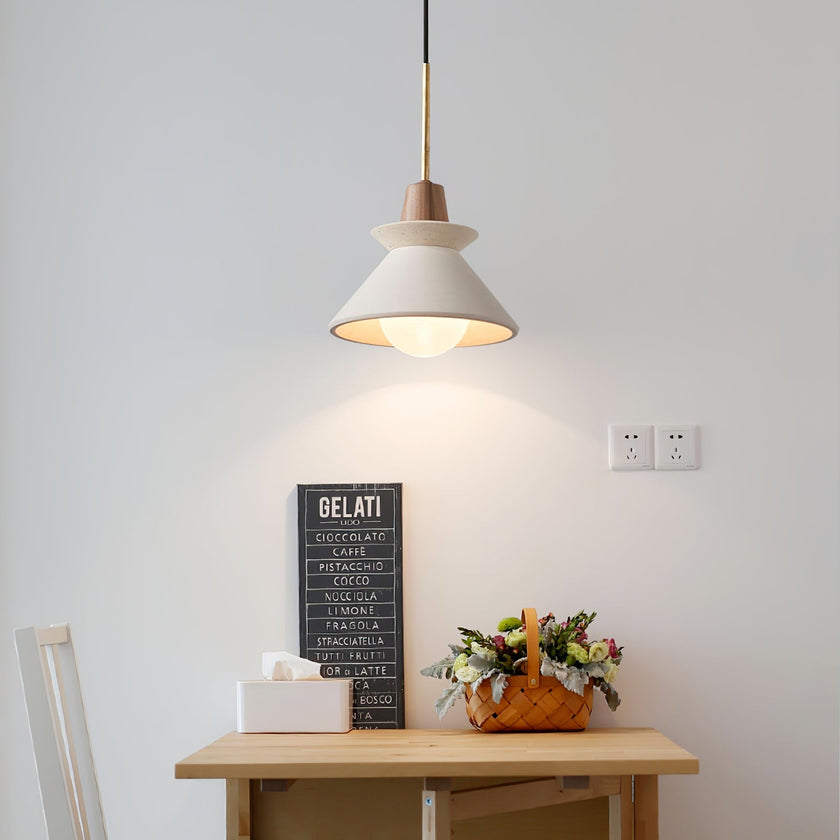 Minimalist Scandinavian Resin Pendant Lamp