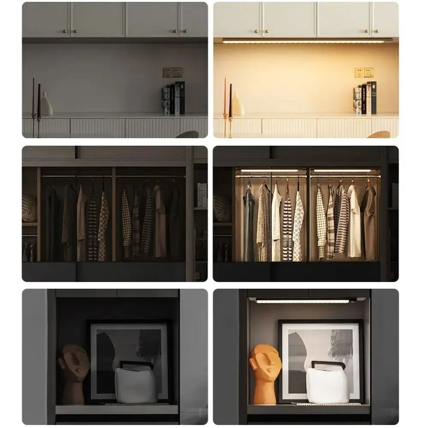 Aluminum Modern Wireless LED Under Cabinet Light
